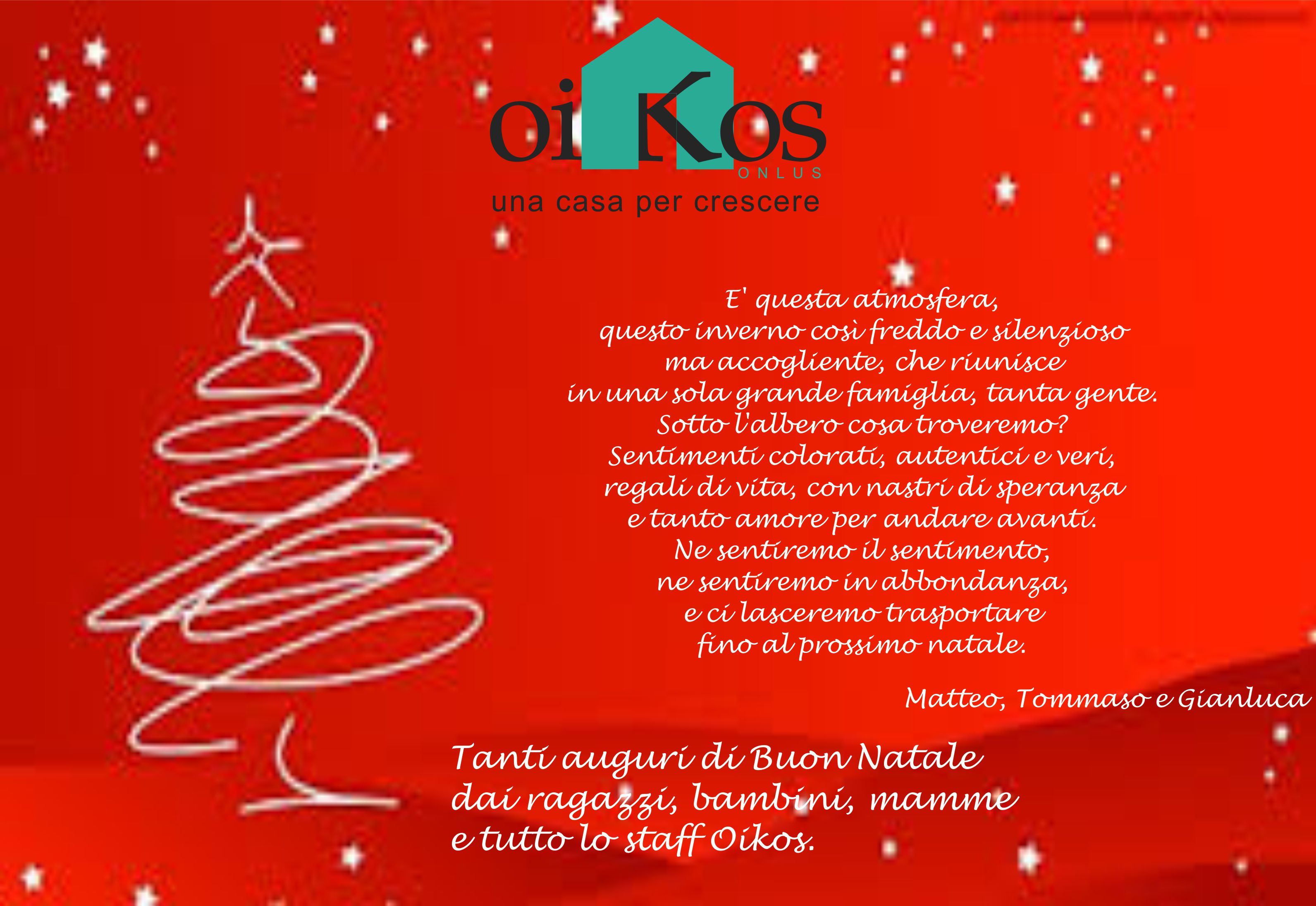 Auguri Per Natale.Tanti Auguri Per Un Sereno Natale A Tutti Oikos Jesi